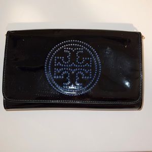 Patent leather Tory Burch clutch